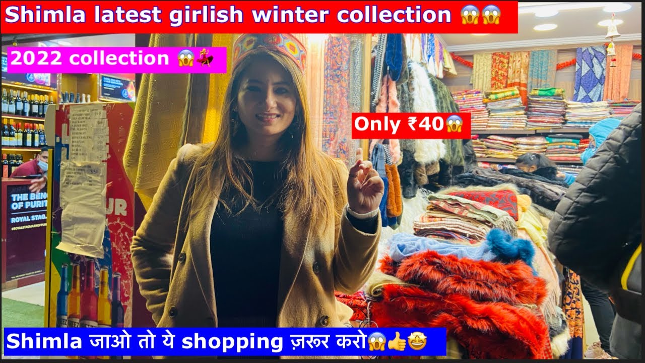 Shimla Mall Road Latest 2022 winter collection only ₹ 40😱💃