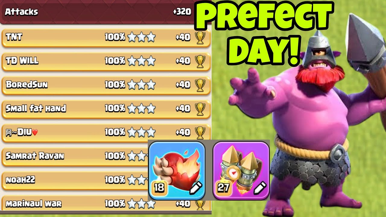 ZAP  BACKPACK THROWERS Attack strategy in legend league 1 | clash of clans