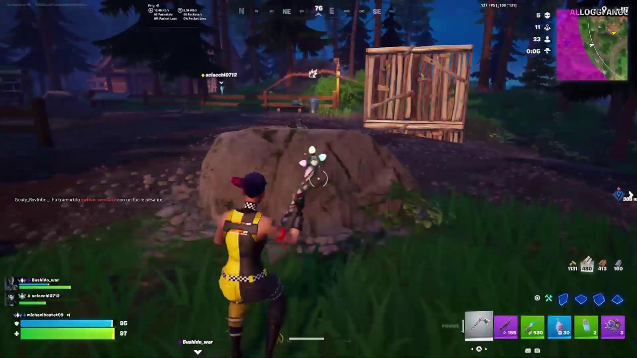 LIVE FORTNITE TUTTI DENTROOOOOOO