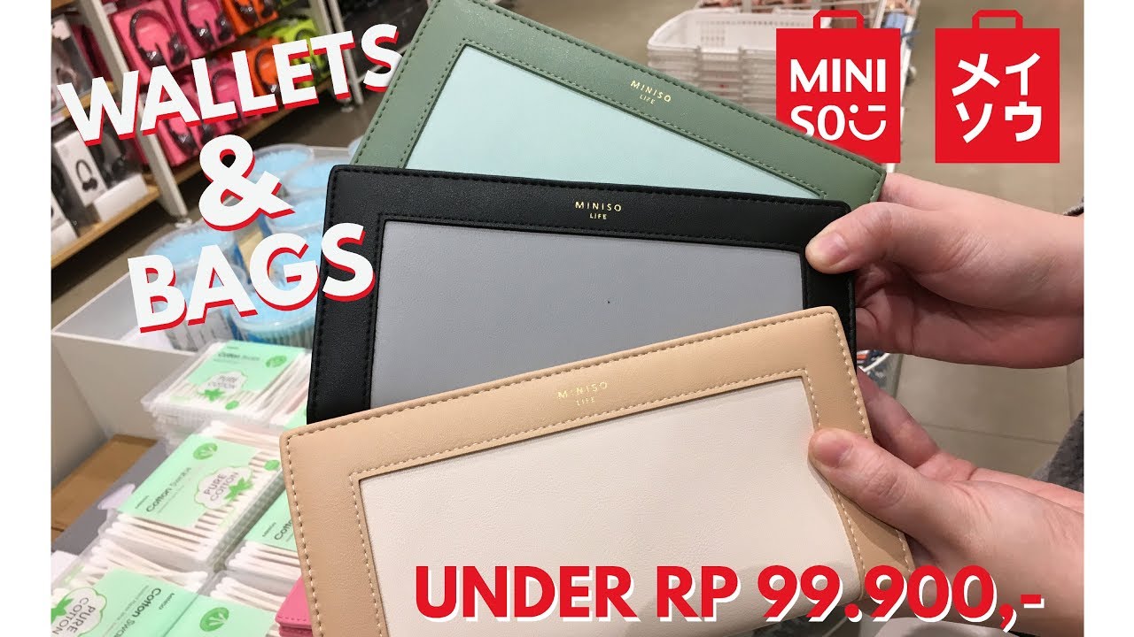 MINISO WALLETS AND BAGS NEWEST COLLECTION OCTOBER 2018 | PRODUCT DETAIL + PRICE