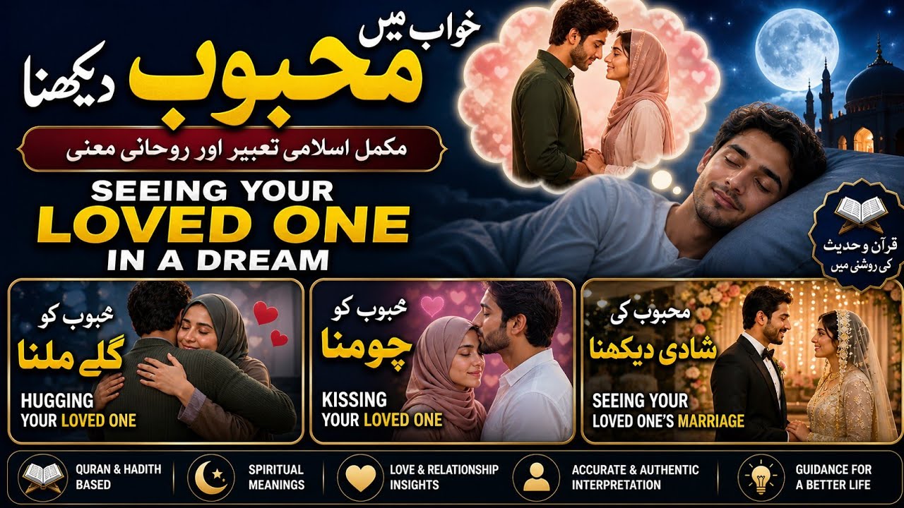 Khwab mein mehboob ko dekhna | khwab mein apne pyar ko dekhna | tabeer e khwab