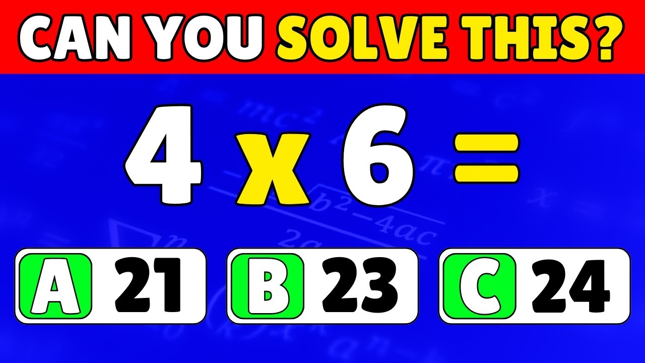 Only Geniuses Can Finish This Math Challenge 💥 | Easy, Medium & Hard Levels