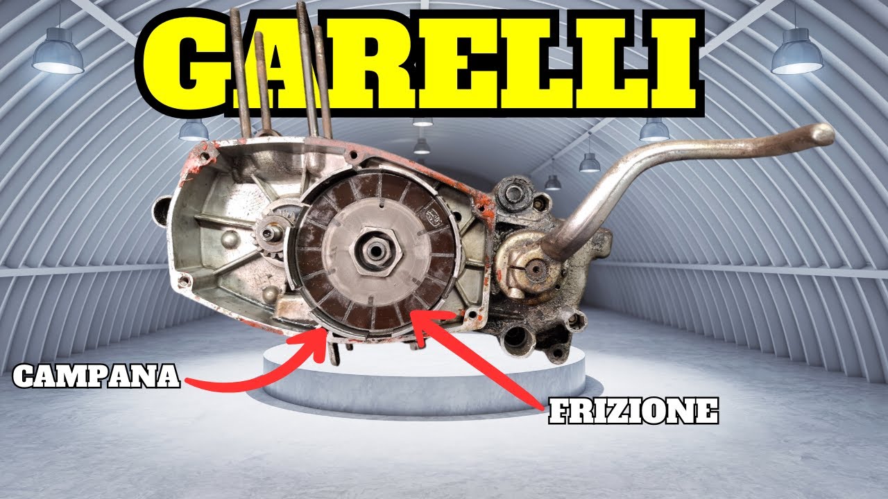 SMONTAGGIO COMPLETO GRUPPO FRIZIONE GARELLI VIP 3