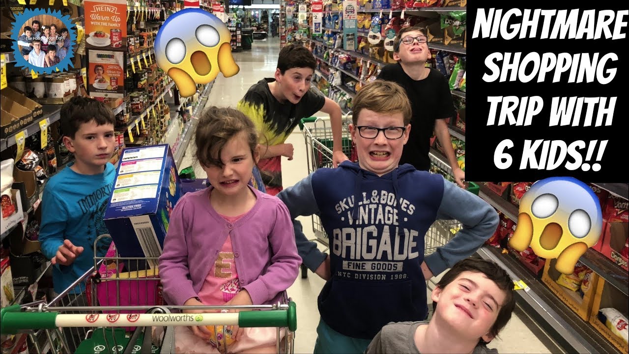 NIGHTMARE SHOPPING TRIP WITH 6 KIDS!! WHAT WAS I THINKING?