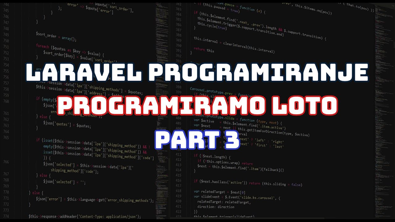 Programiramo platformu za loto pt.3