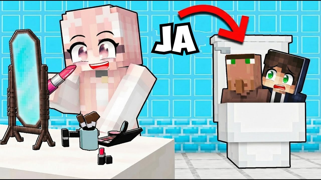 Sakrio Sam Se 100 Sati U Kući Moje Simpatije U Minecraftu!