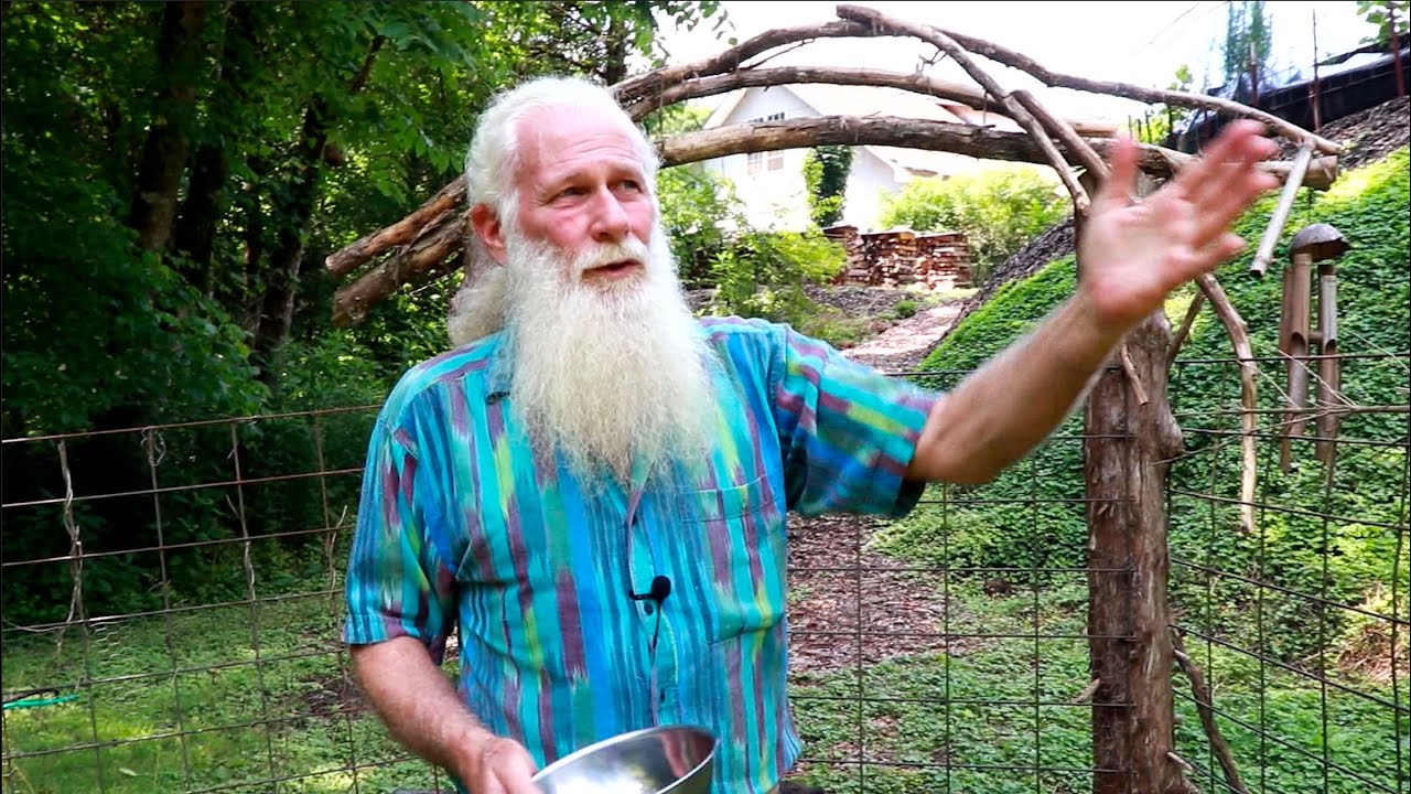 HE DID THIS ALL BY HIMSELF! Tropical EDIBLE GARDEN PARADISE in Tennessee!