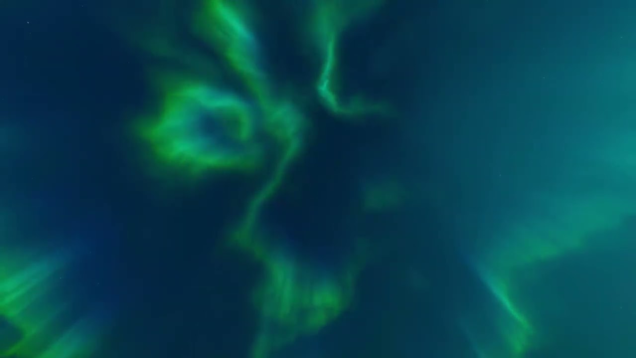 4K Northern Lights | 1 Hour Silent Visual Screensaver (No Sound)