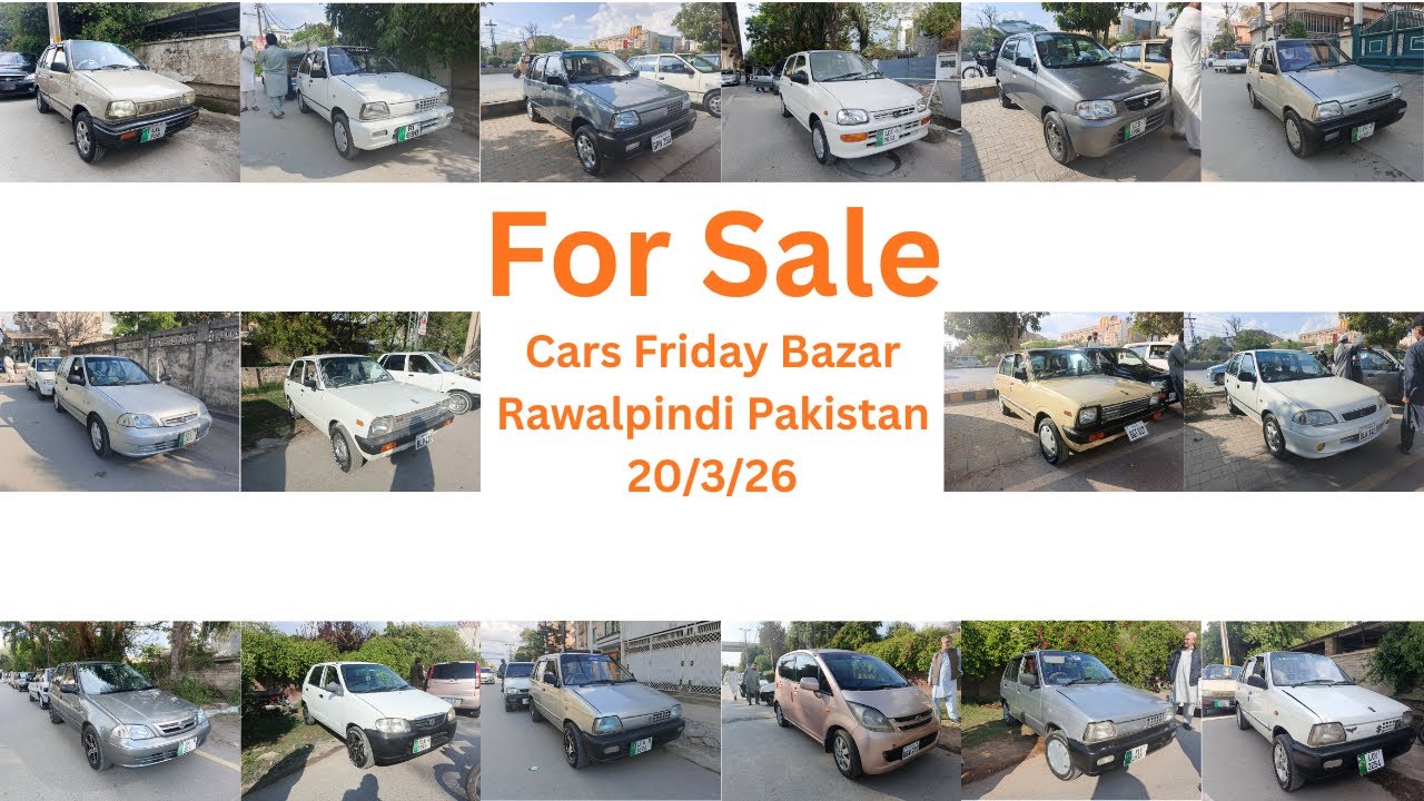 Cars Friday Bazar Rawalpindi Pakistan 20/3/26