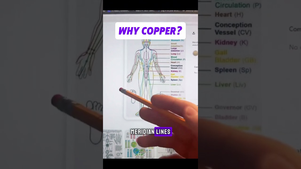 Why copper? 🤔 | Understanding the Meridians of the Human Body #spiritualawakening