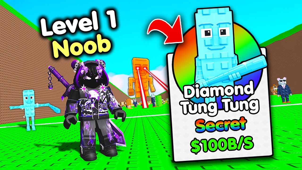 Starting Over as NOOB with OP SECRET in Escape Tung Tung For Brainrots! (Roblox)