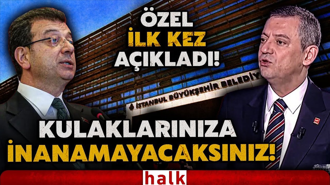 Özgür Özel ilk kez Halk TV'de açıkladı! Kayyum sözleri Türkiye'yi sallayacak! 