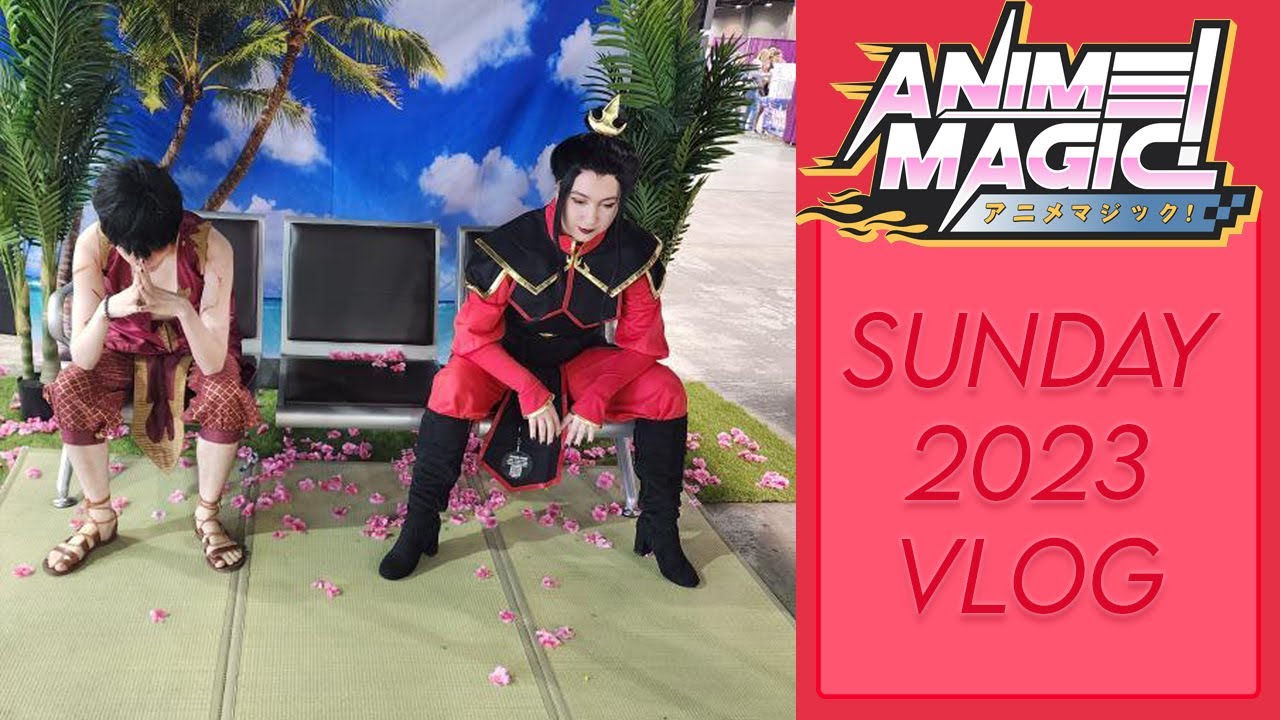 Then the Fire Nation Attacked! |Anime Magic 2023 Sunday Vlog|