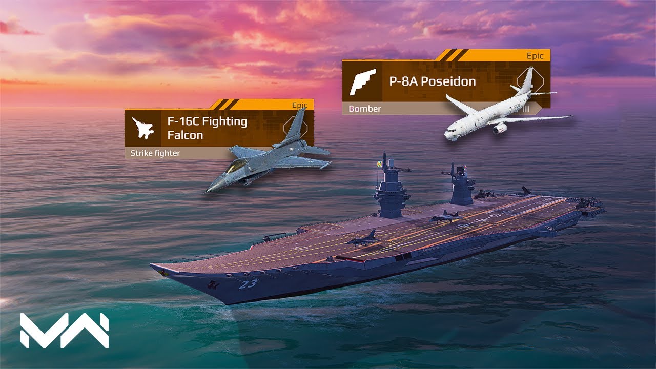 F-16C And P-8A Poseidon Combo Gameplay! 🔥🔥 | Modern Warships