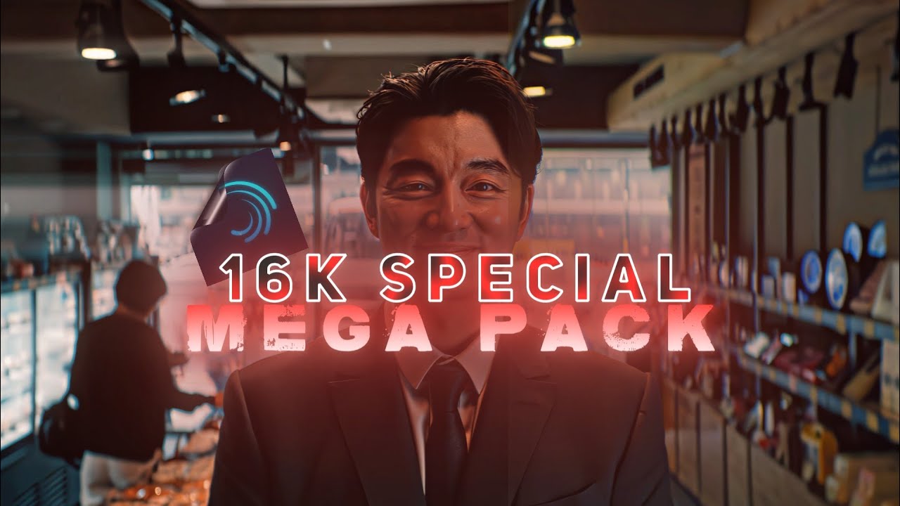 16K SPECIAL EDITING PACK! For Alight Motion, CC, Text,Glitches, Zooms, Many More ... 🔥