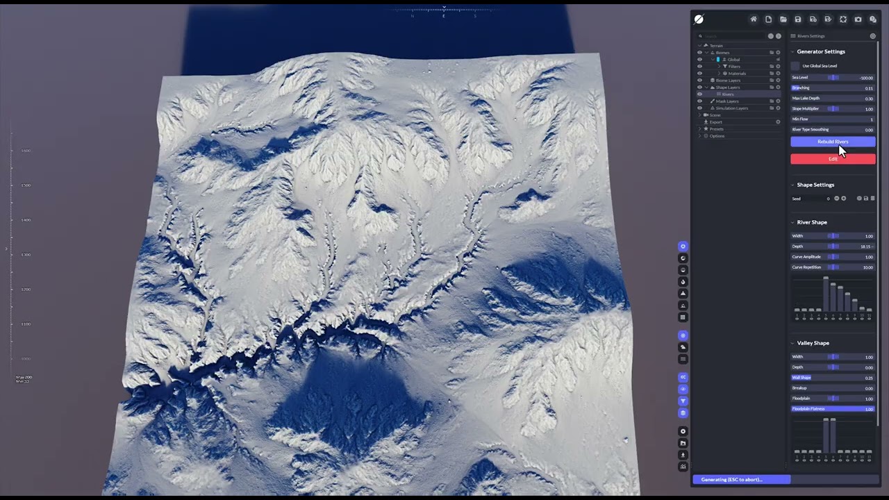 World Creator - Rivers Layer