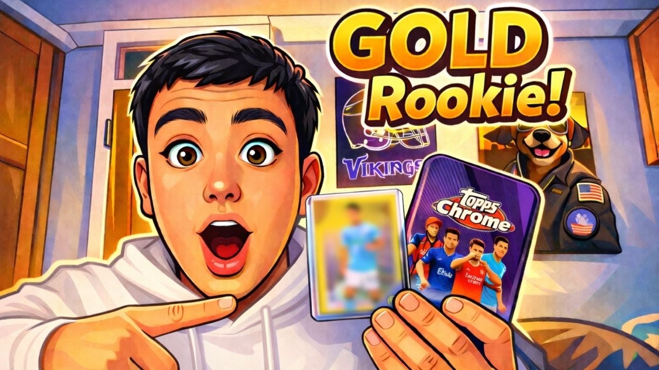 WE HIT A GOLD ROOKIE!! - TOPPS CHROME PL 2 X TIN OPENING !