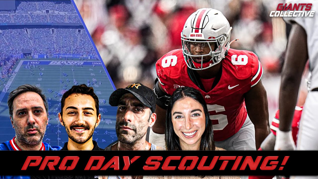 John Harbaugh & Giants Scout Ohio State Pro Day!