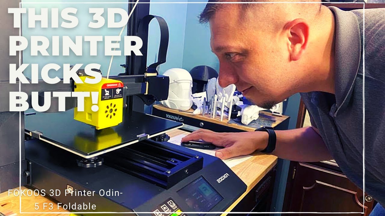 3D Printer Review 2021 - Folding 3D printer - FOKOOS Odin-5 F3