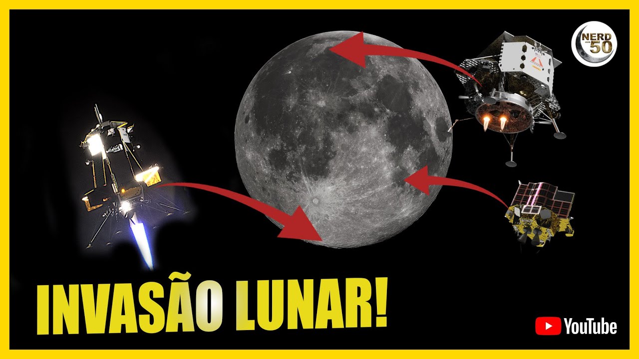 INCRÍVEL! 3 pousos na Lua em 1semana 😱