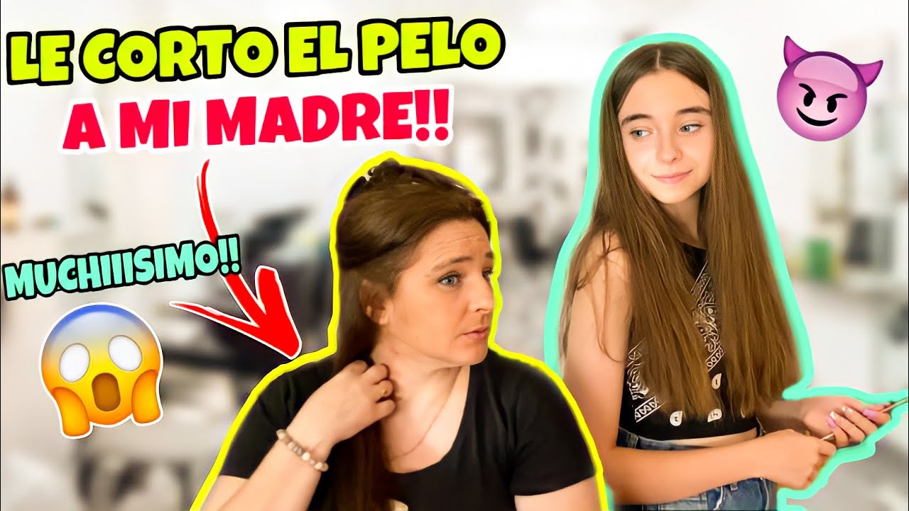 Le CORTO MUCHISIMO el PELO a mi MADRE💇‍♀️ según las ACIERTE las PREGUNTAS SOBRE MI🤔