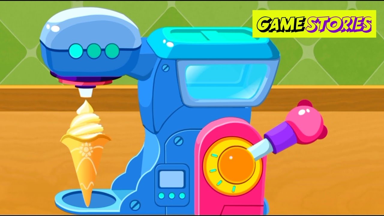 Baby Panda's Ice Cream Truck | Cool Desert Making | Funny Game | Baby Bus | Game Stories