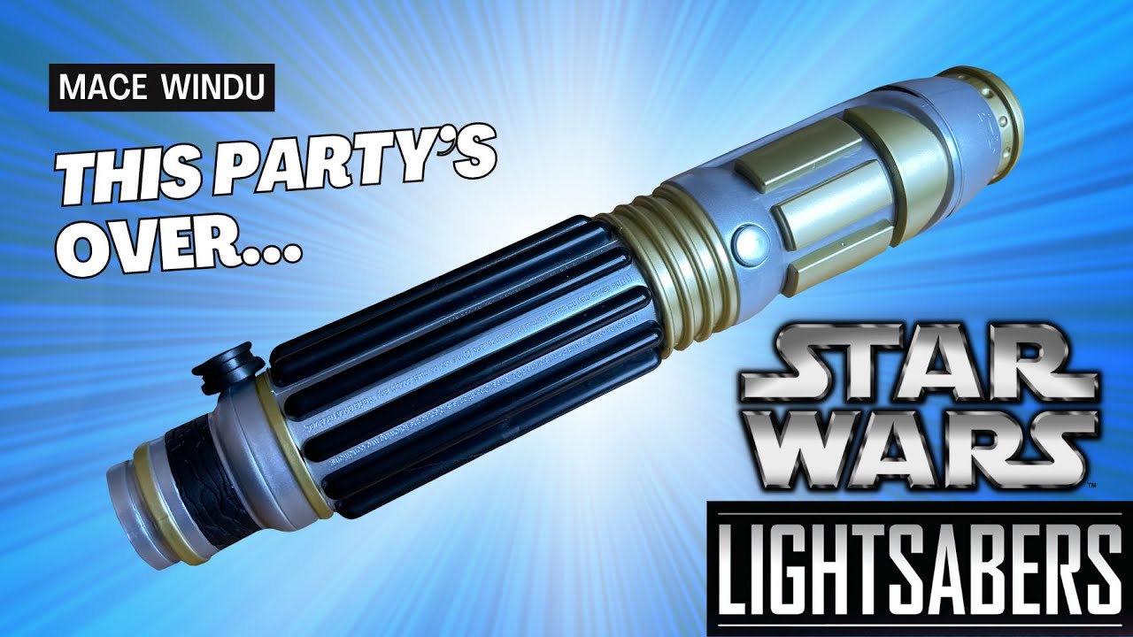 NEW - Mace Windu Lightsaber toy from Shop Disney Review - PERFECT Cosplay piece?!