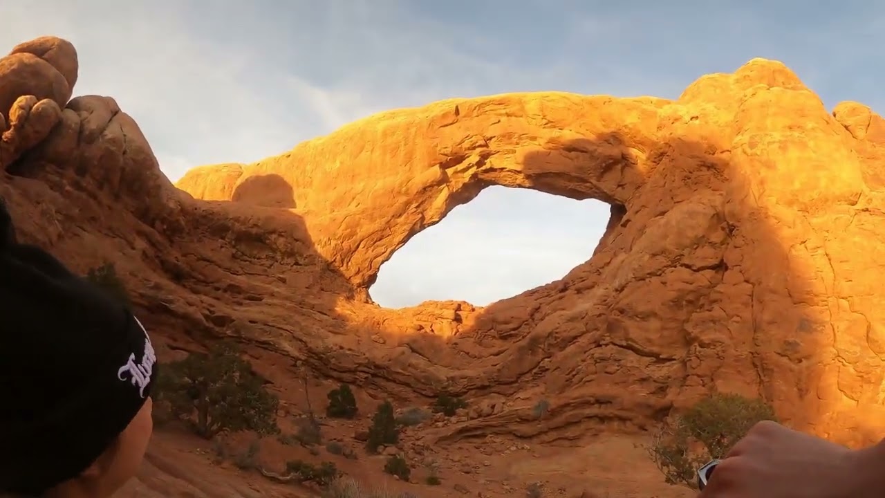 Turret Arch & North Window Arch | The Windows Section | Arches National Park | Utah (No Commentary)