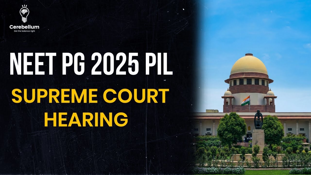 Supreme Court to Hear NEET PG 2025 Cut-off PIL | NBEMS 0 Percentile Move Under Fire
