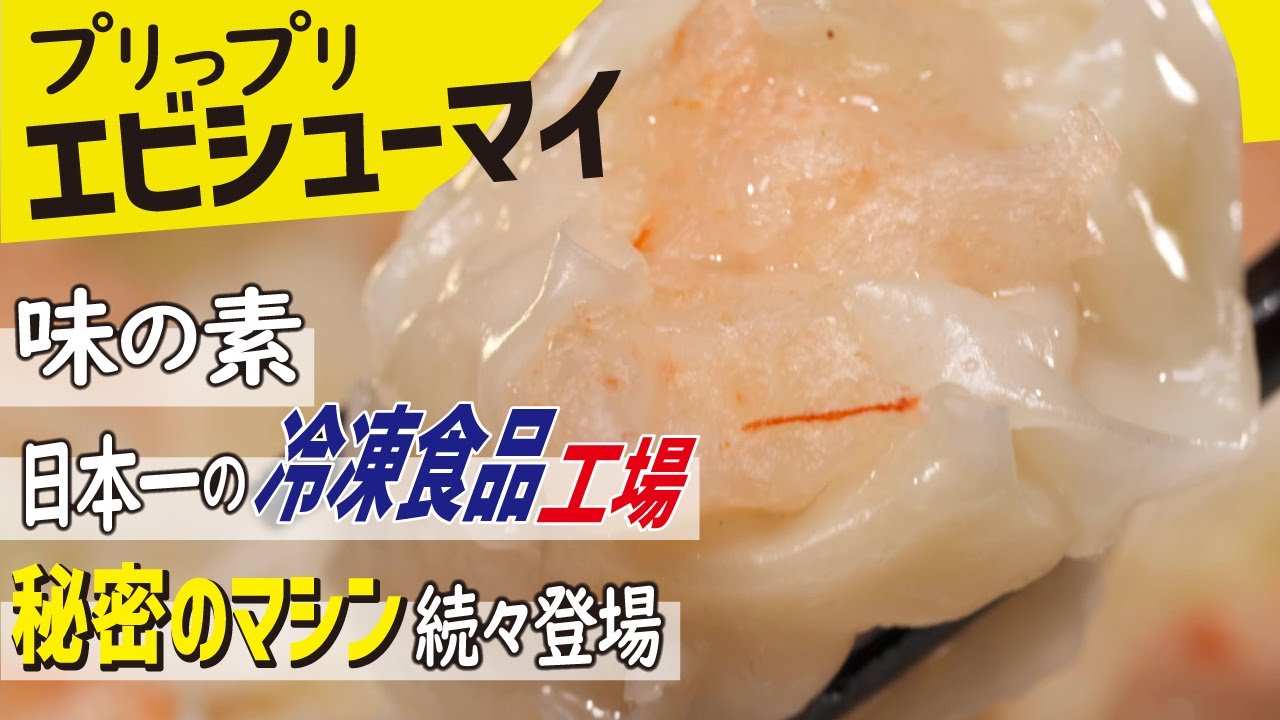 【工場見学】味の素のエビシューマイができるまで【日本一の冷凍食品工場③ 工場へ行こうⅢ】
