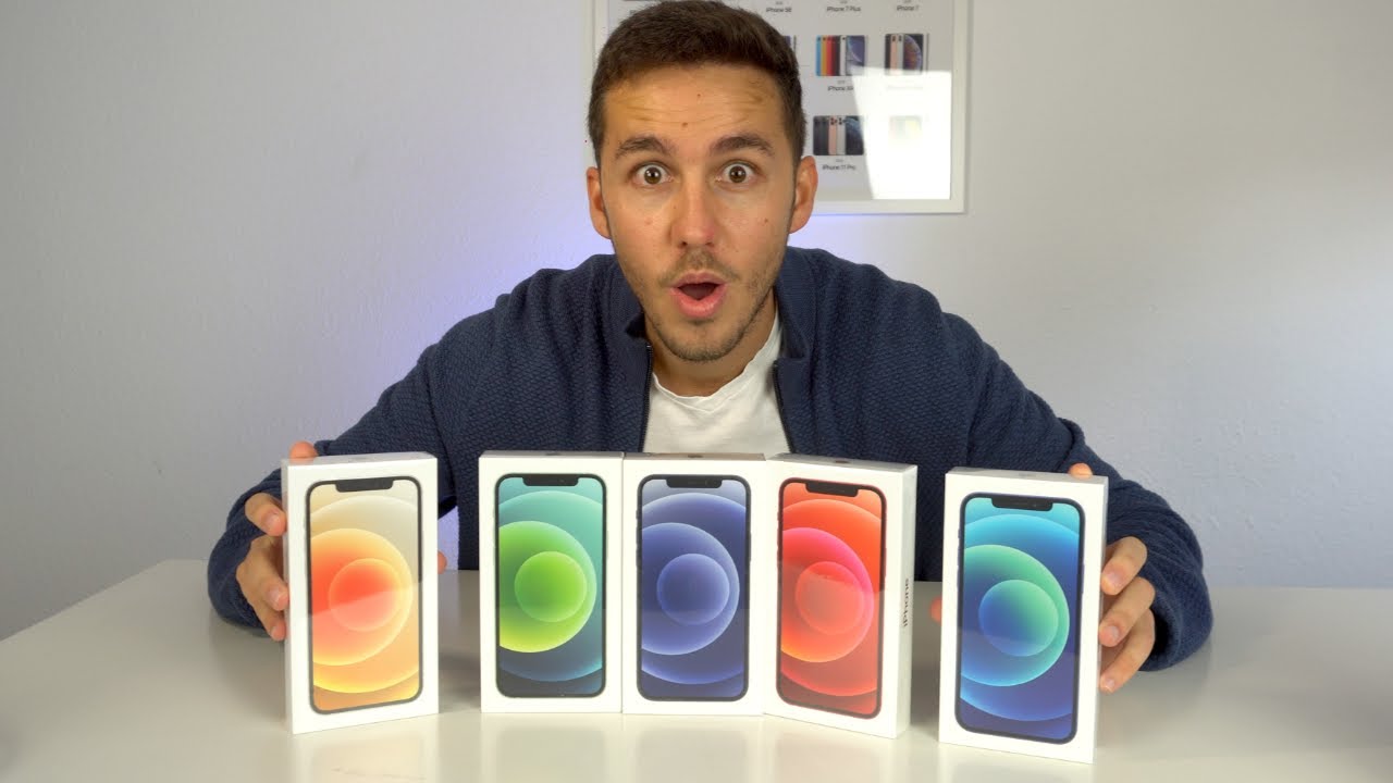 iPhone 12, РАСПАКОВКА всех ЦВЕТОВ 🔥