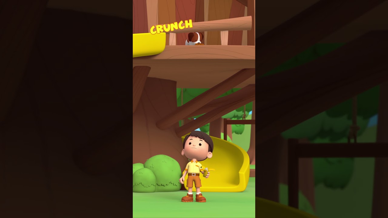 Crunchy Banana Prank! 🍌😝 | Leo the Wildlife Ranger | #shorts #animals #fun