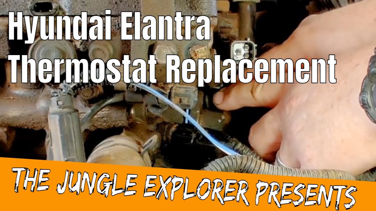 🚗 DIY: How to remove and replace the Thermostat on a Hyundai Elantra. Complete Walk-through Guide.