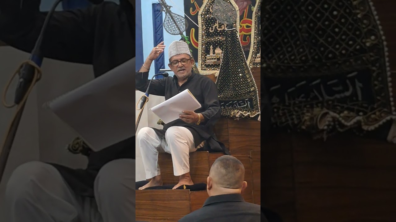 Mohd hasan kazmi at 26 Safar in Choti karbala, Ghanta ghar, Meerut.