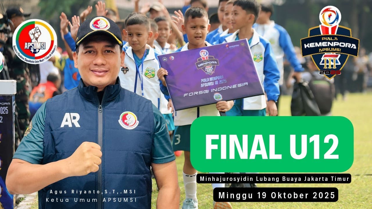 KOMJUR vs GEAS FINAL U-12 | PIALA MENPORA APSUMSI III 2025