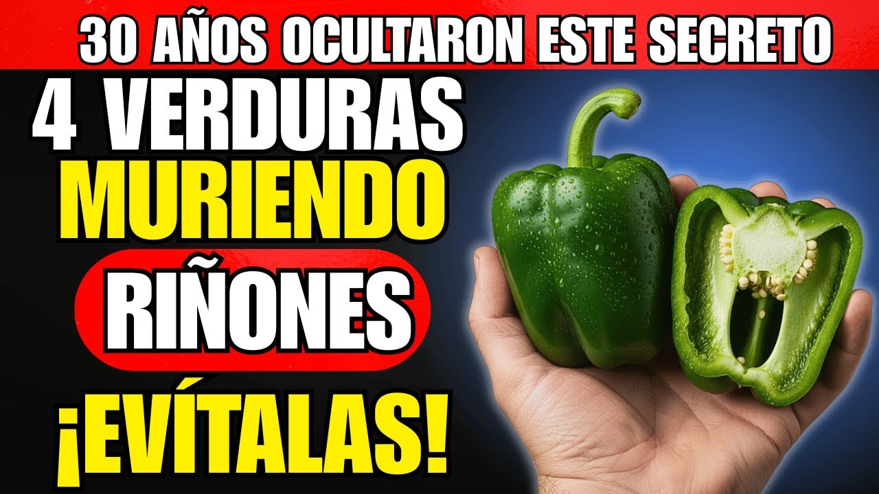Riñones Débiles: 4 Verduras que PROTEGEN y 4 que ELEVAN tu Creatinina