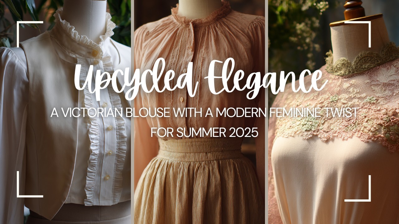 Upcycled Elegance: Reviving a Victorian Blouse with a Modern Feminine Twist for Summer 2025