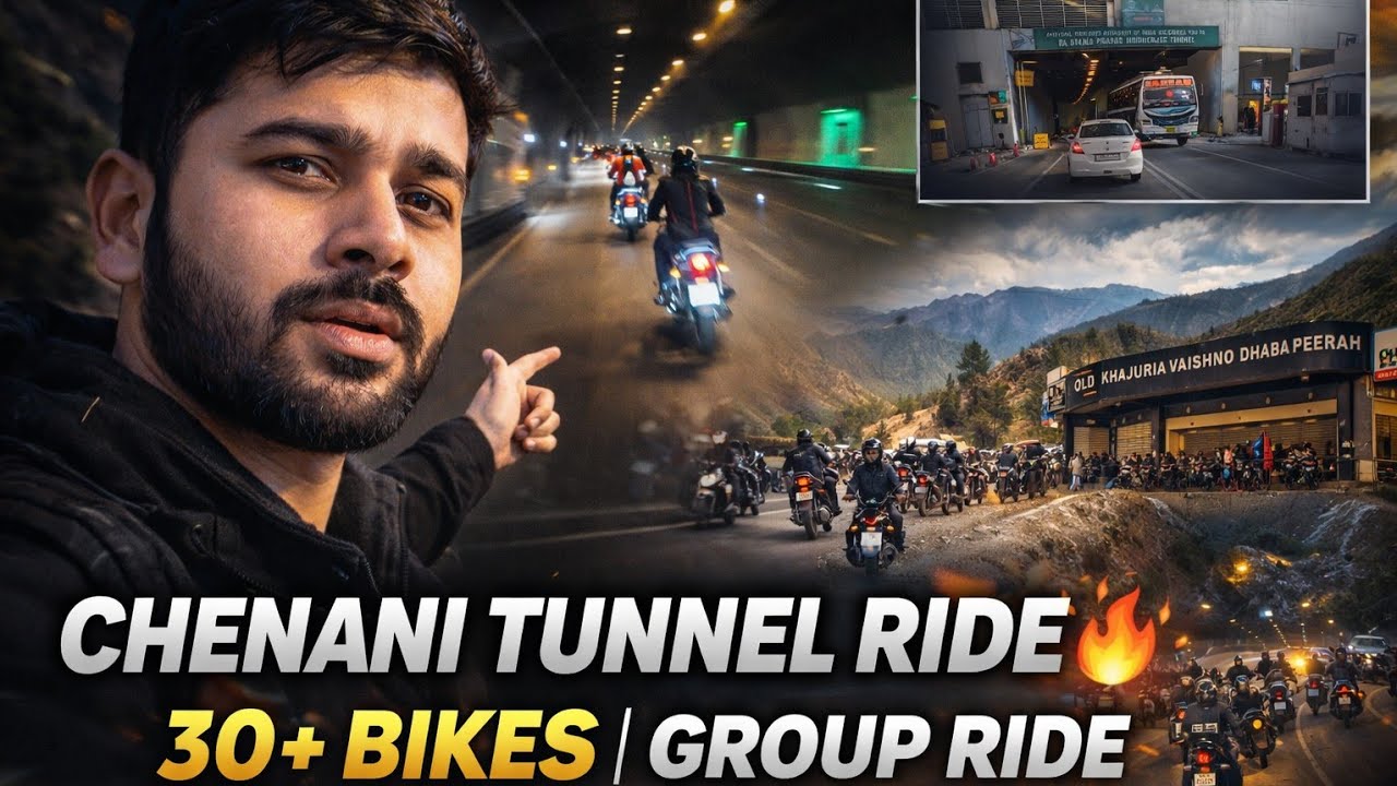 Jammu to 9KM Longest Tunnel Ride 🔥 | MT-15 Sunday Blast | Part 1