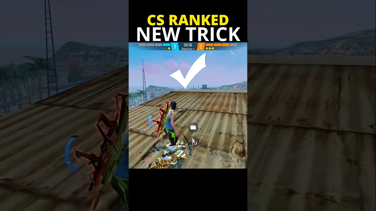CS RANKED NEW TRICK 🤯 || FF WINTERLAND UPDATE NEW TRICKS 🔥 || FREE FIRE SURF BOARD TRICK || #foryou
