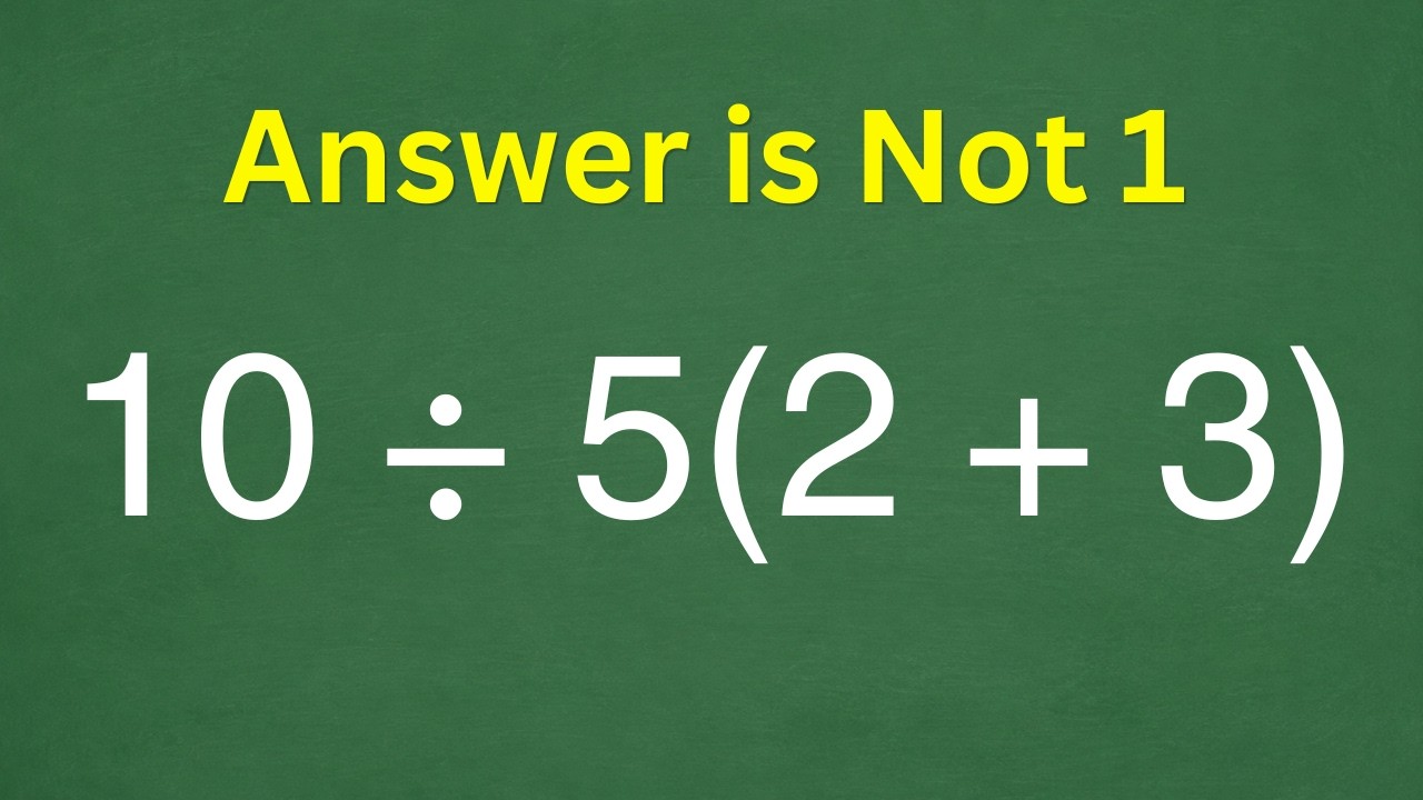 This Math Challenge Has A Hidden Trick!