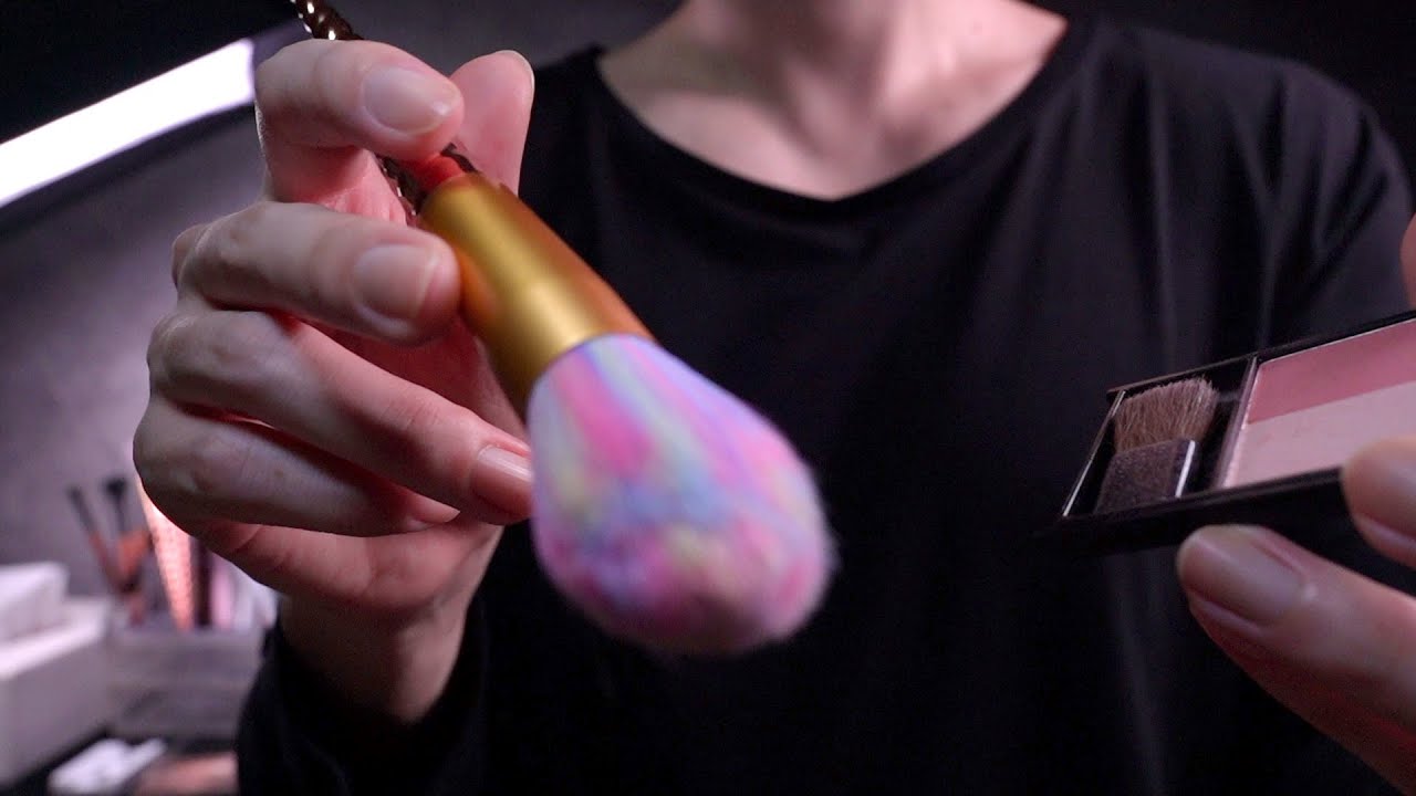 [ASMR]眠る前に化粧したら朝ラクですね💄崩れないから大丈夫です - Doing Your Makeup Roleplay(No talking)
