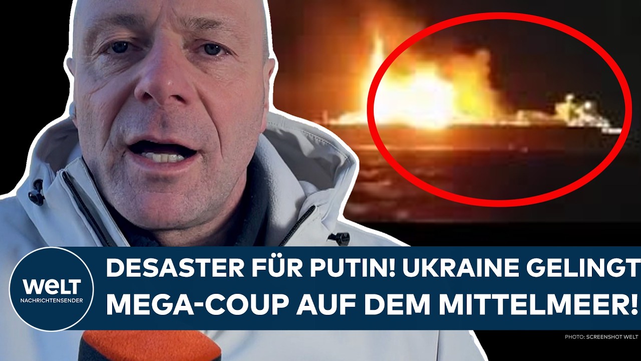 PUTINS KRIEG: Mega-Coup! Ukraine versenkt Russen-Tanker im Mittelmeer! Was wir bisher wissen!