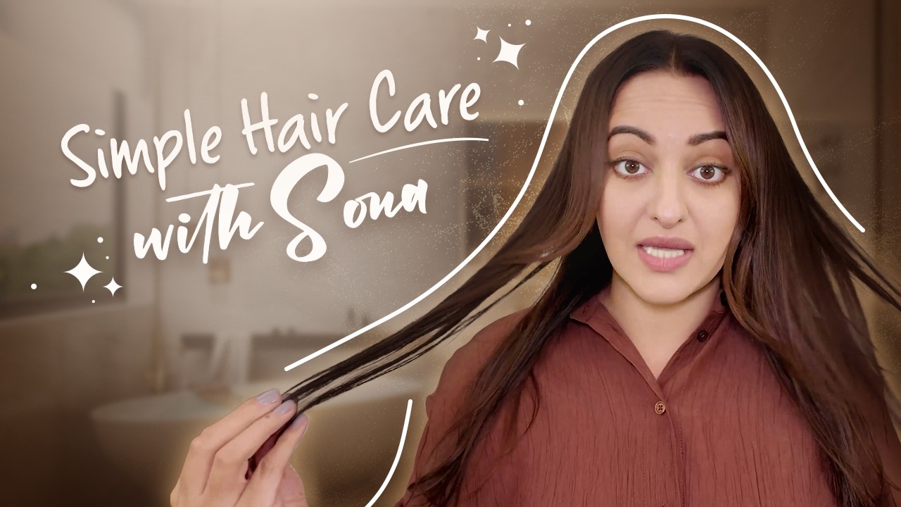 Champi time with Sona! Simple haircare!