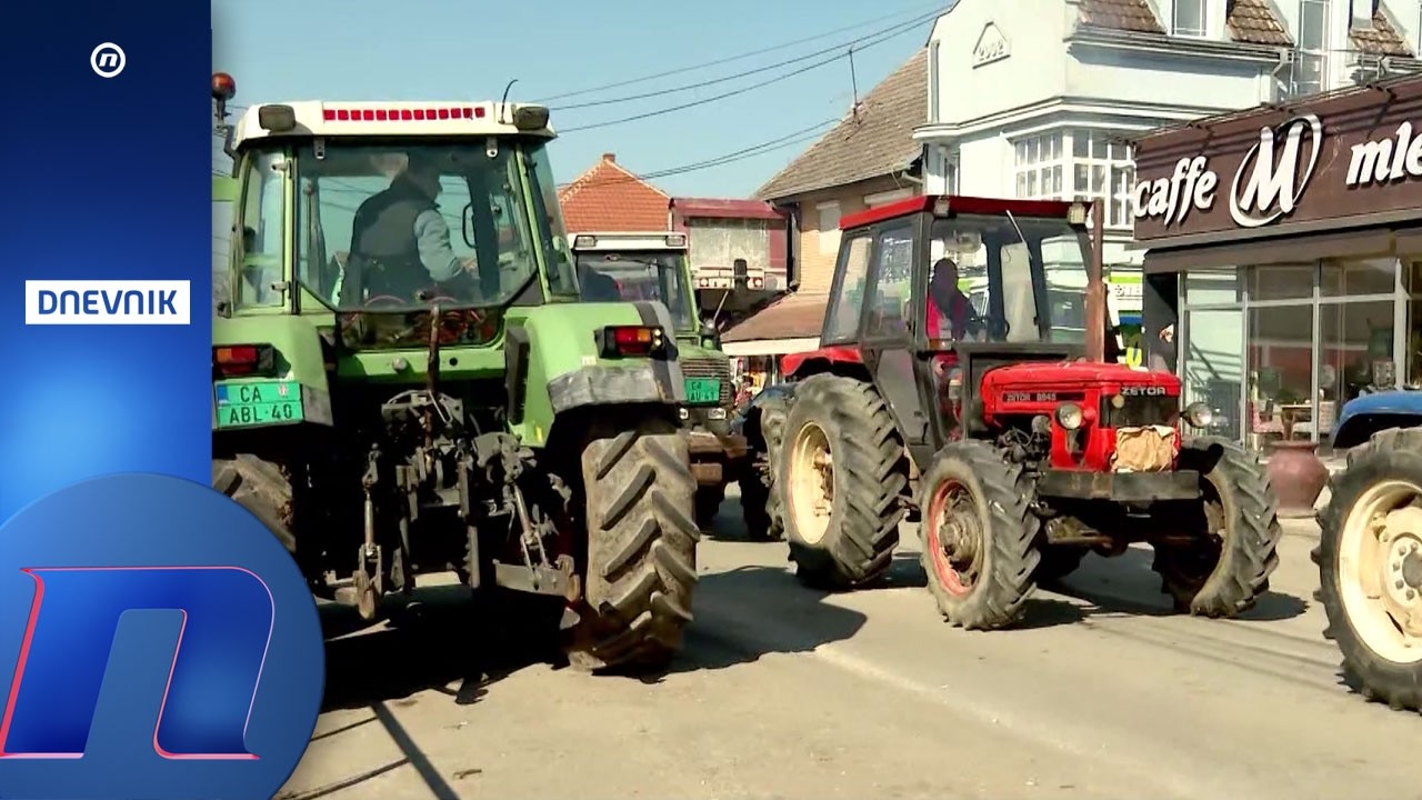 Poljoprivrednici i dalje na blokadama. Ona u Mrčajevcima, zbog meštana,  prebačena u Miločaj.