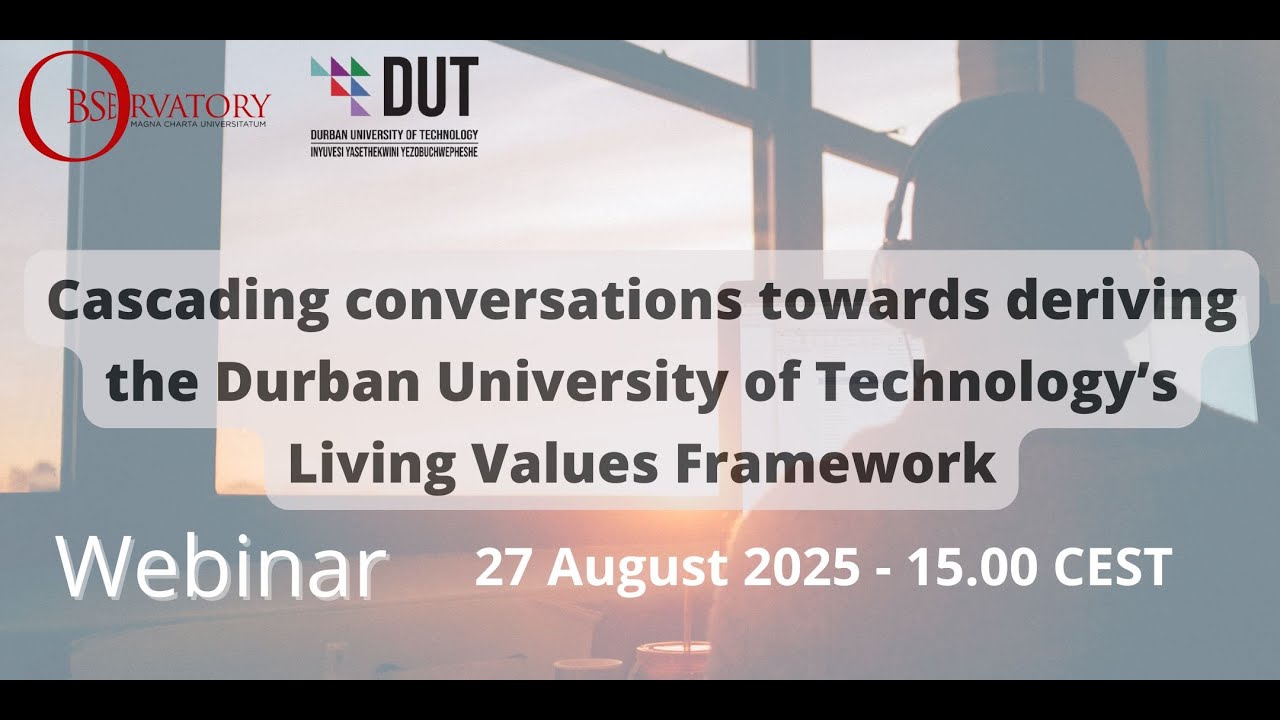 Cascading conversations towards deriving Durban University  of Technology’s Living Values Framework