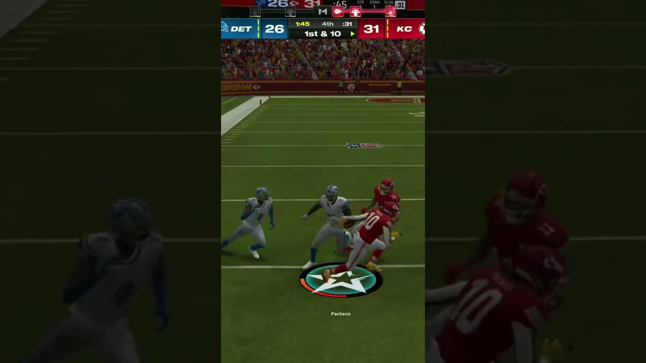 Pacheco seals the game!!! #youtubeshorts #nfl #gaming