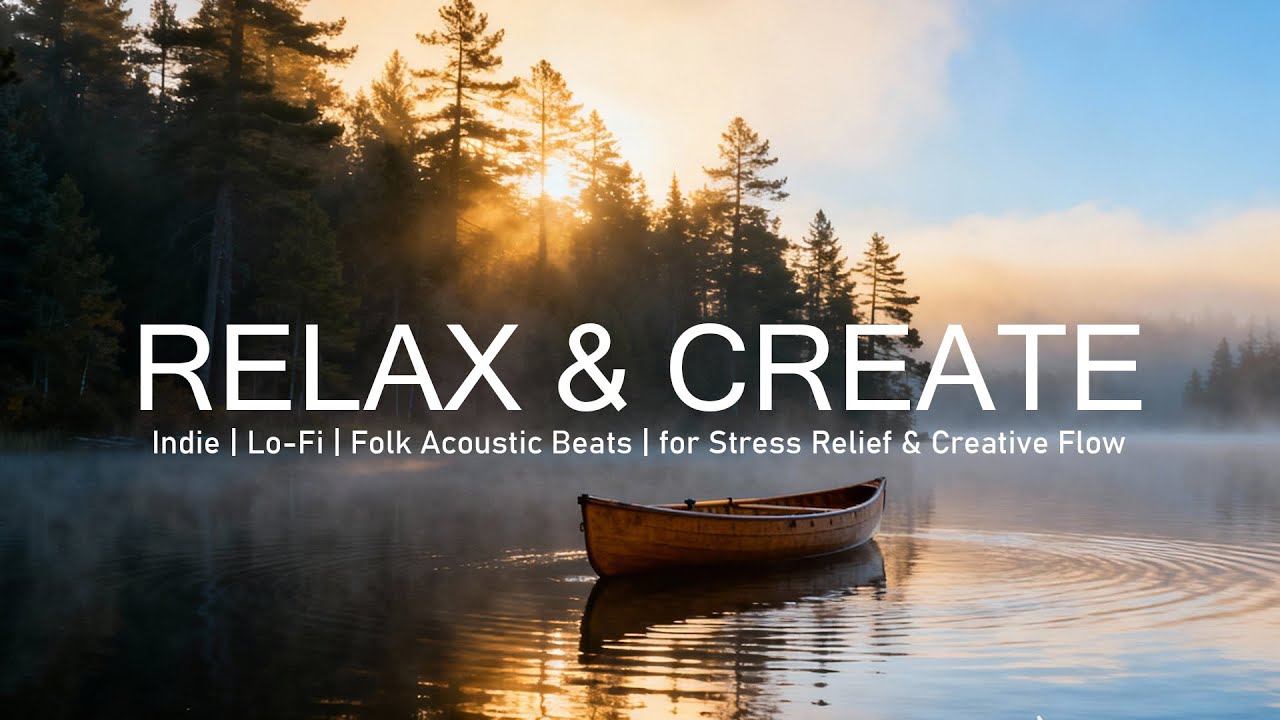 Mid Week Drift | Indie-Lofi-Folk Acoustic Beats for Stress Relief & Creative Flow 2026