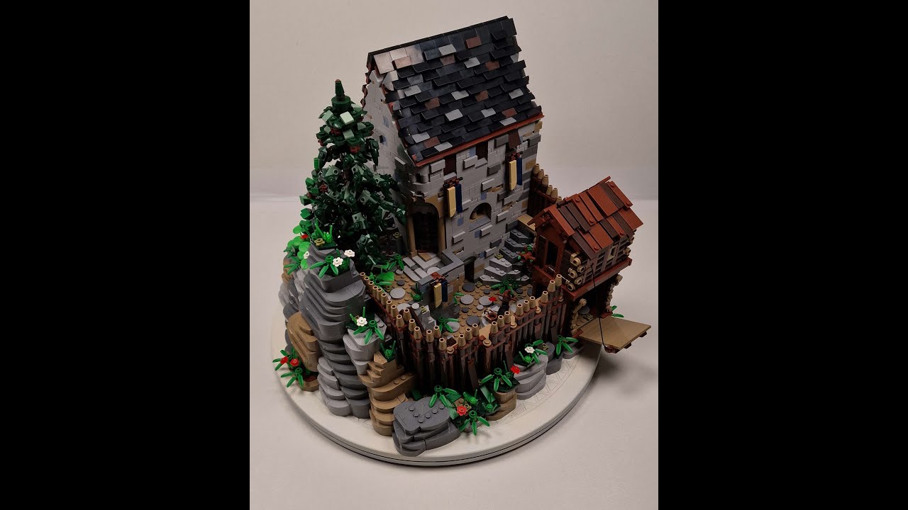 Burg Blaustein von BlueBrixx 102818 SPEED BUILD #keinlego #klemmbaustein #burg #bricks #castle