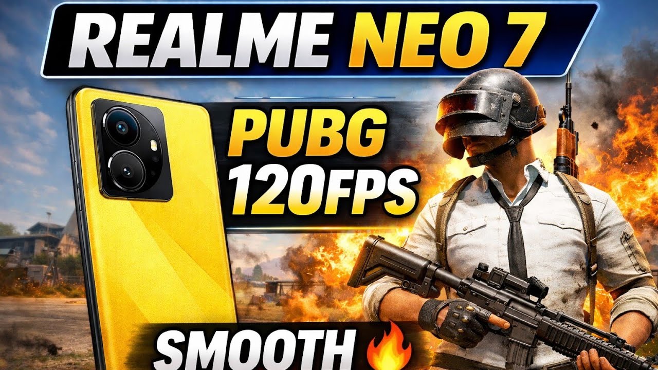 120FPS Unlocked!Realme Neo 7 PUBG Mobile Gameplay | Heating, FPS & Graphics Test