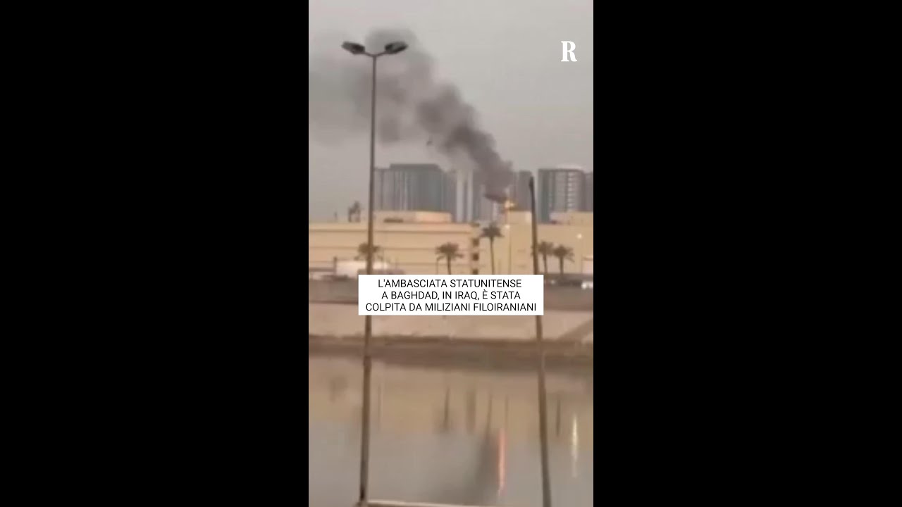 L'ambasciata statunitense a Baghdad è stata colpita